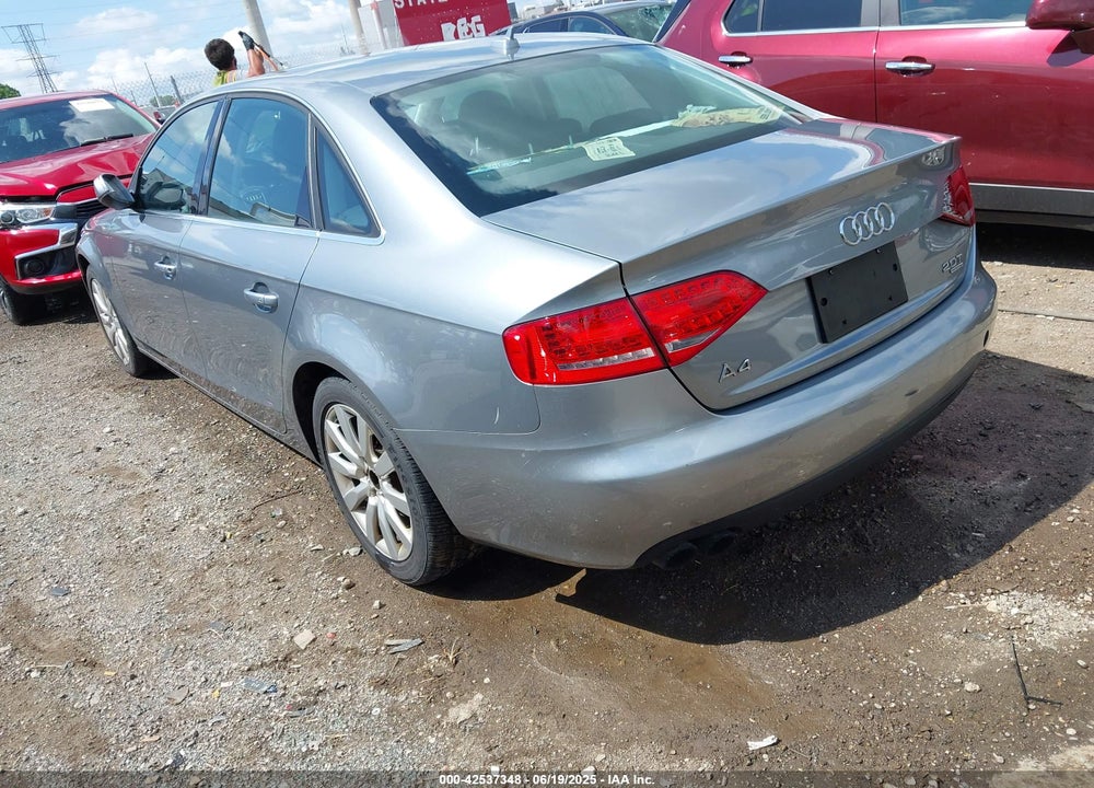 2010 AUDI A4 2.0T PREMIUM VIN: WAUFFAFL8AN041719