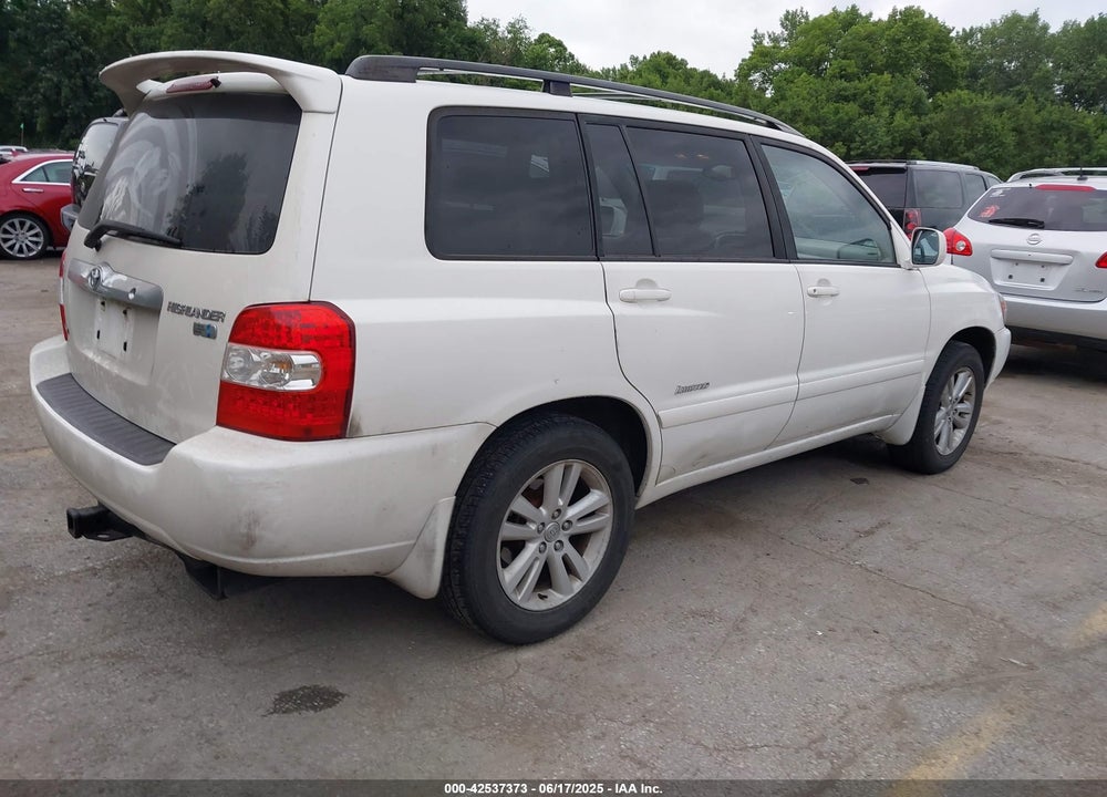 2006 TOYOTA HIGHLANDER HYBRID LIMITED V6 VIN: JTEEW21A760026963