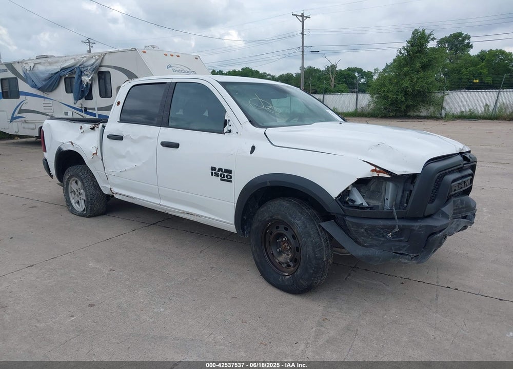 2024 RAM 1500 CLASSIC WARLOCK 4X4 5'7 BOX VIN: 1C6RR7LG1RS157592