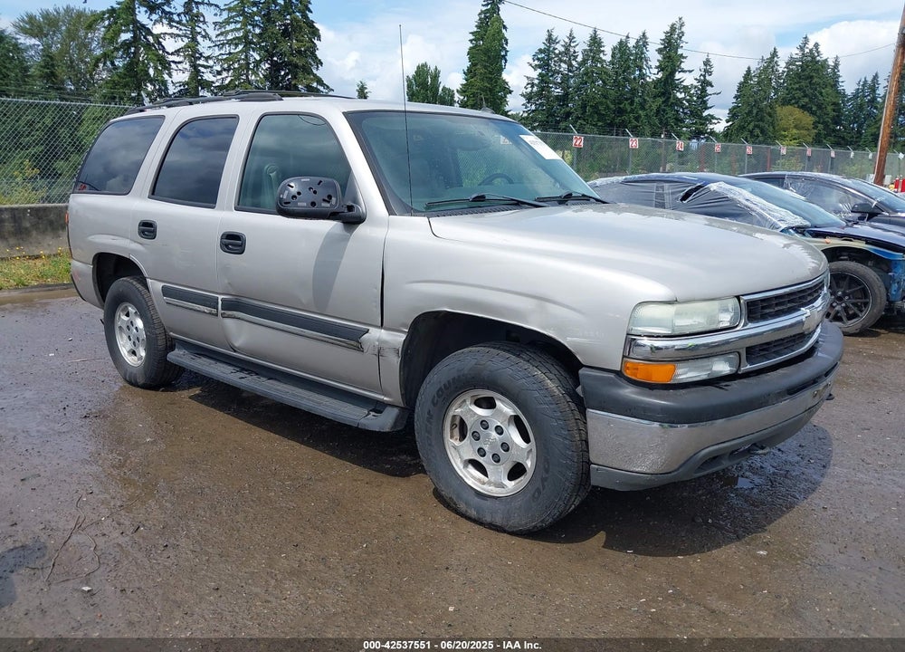2005 CHEVROLET TAHOE LS VIN: 1GNEK13V45R138468