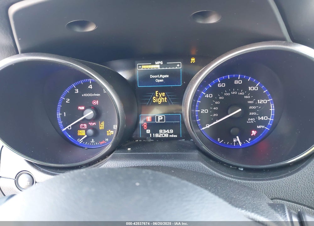 2019 SUBARU OUTBACK VIN: 4S4BSABC8K3266931