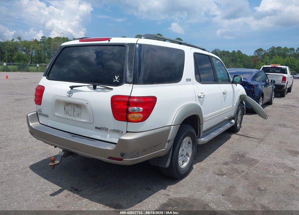 2003 TOYOTA SEQUOIA SR5 V8 VIN: 5TDBT44A93S186004