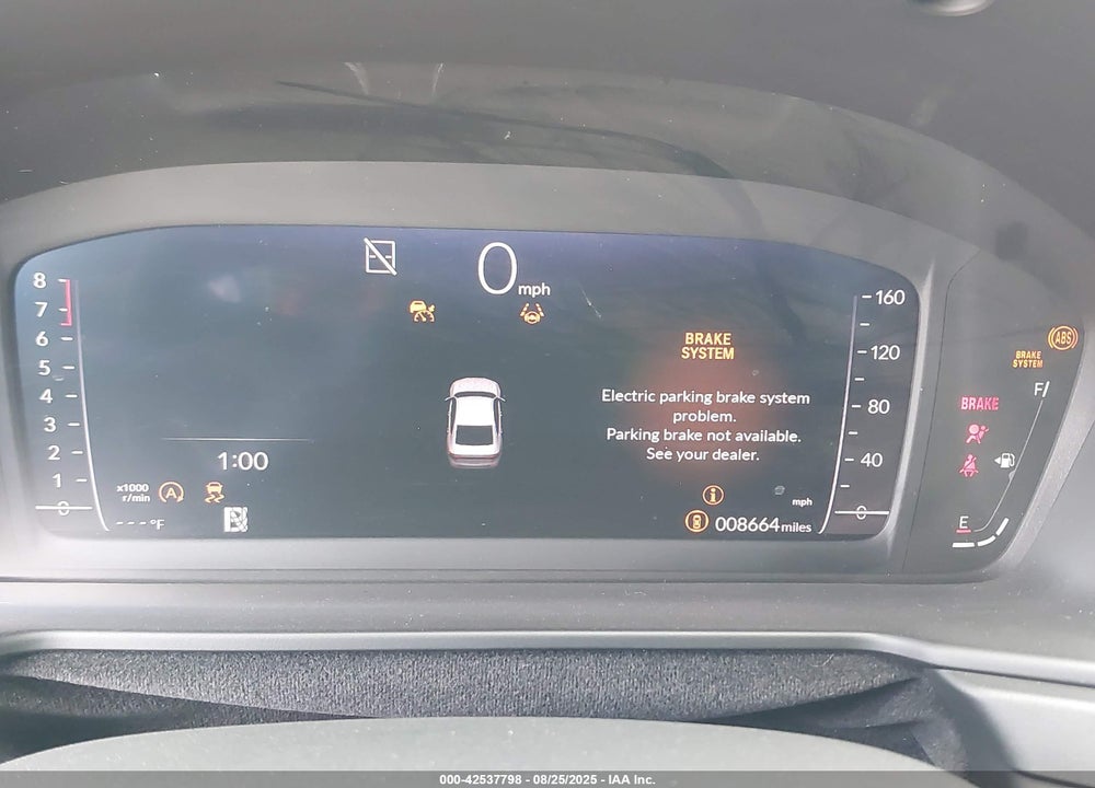 2025 HONDA ACCORD VIN: 1HGCY1F44SA002743