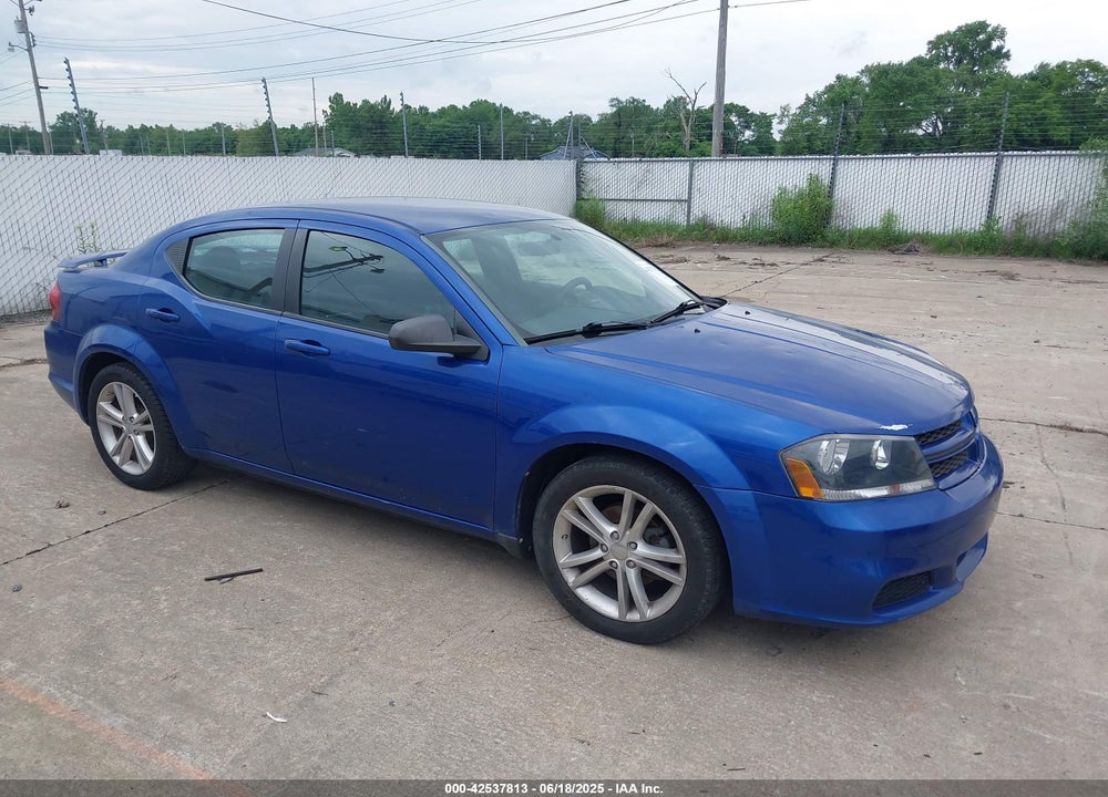 2013 DODGE AVENGER SE V6 VIN: 1C3CDZAG3DN770417