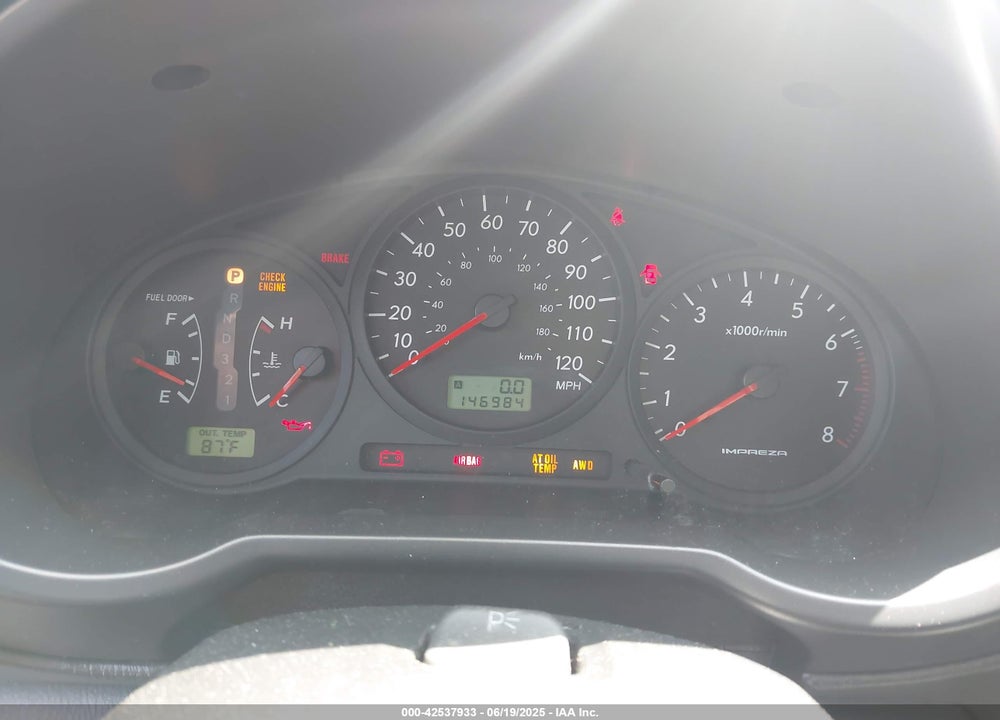 2006 SUBARU IMPREZA 2.5I VIN: JF1GD67646H520718