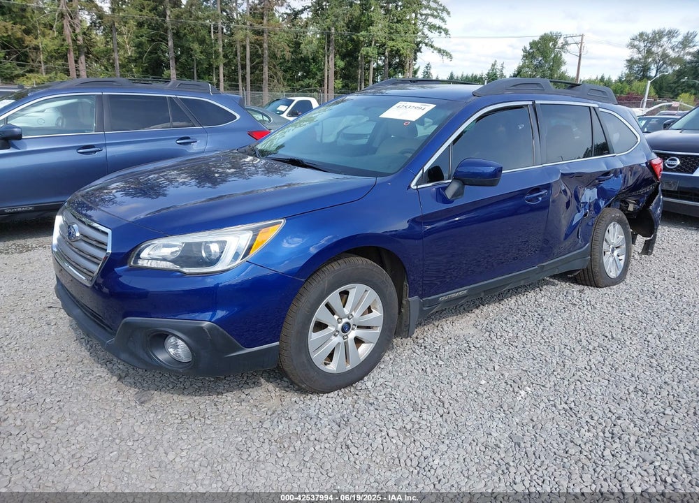 2015 SUBARU OUTBACK 2.5I PREMIUM VIN: 4S4BSACC7F3213657