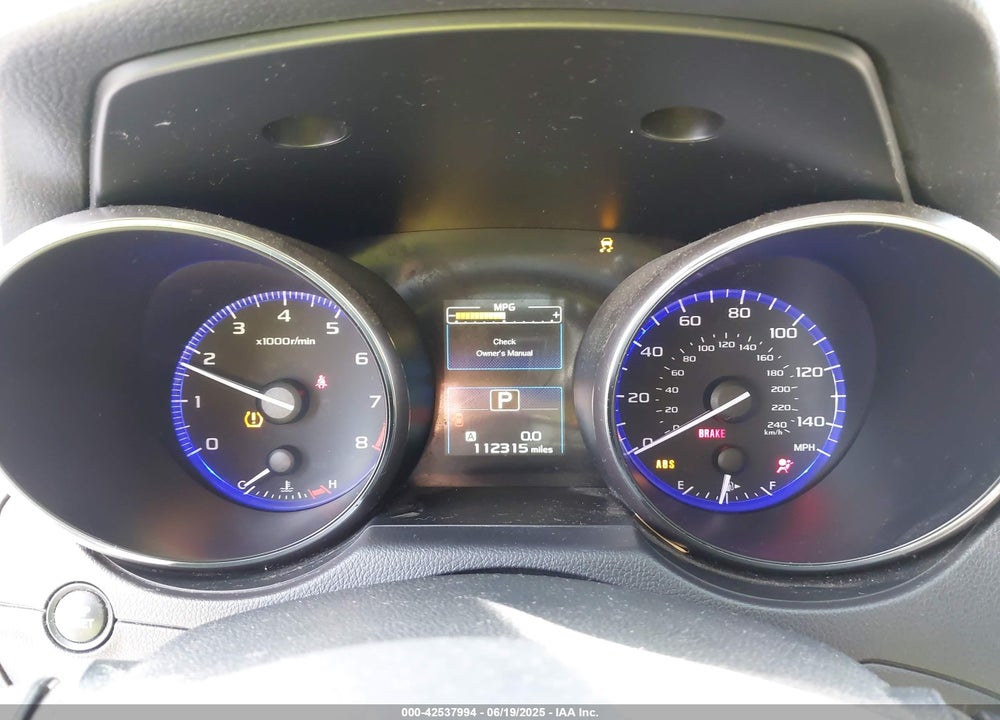 2015 SUBARU OUTBACK 2.5I PREMIUM VIN: 4S4BSACC7F3213657