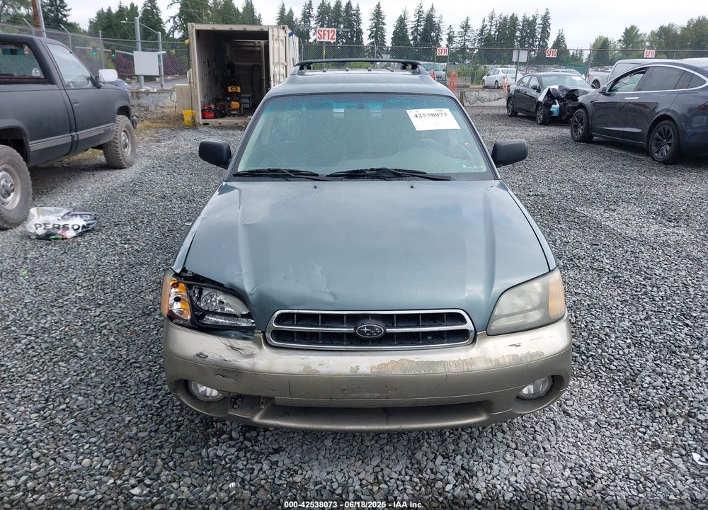 2002 SUBARU OUTBACK VIN: 4S3BH665X27661097