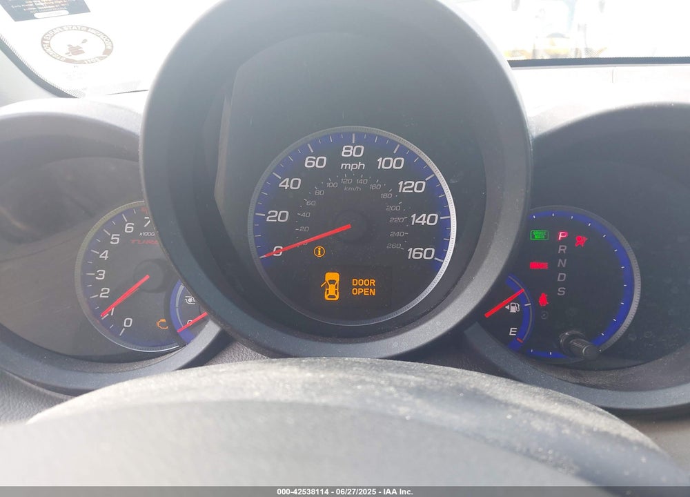 2011 ACURA RDX VIN: 5J8TB2H25BA004200