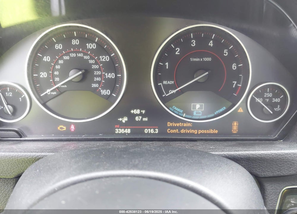 2018 BMW 330E IPERFORMANCE VIN: WBA8E1C57JA180183