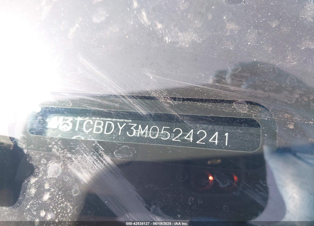 2021 MAZDA CX-9 VIN: JM3TCBDY3M0524241