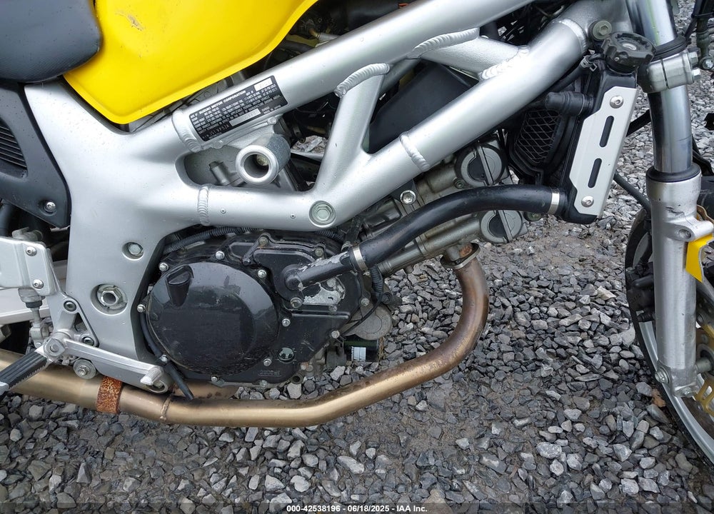 2002 SUZUKI SV650 S VIN: JS1VP52A222103443