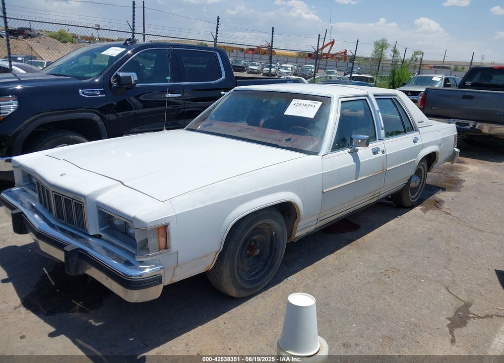 1986 MERCURY GRAND MARQUIS VIN: 2MEBP95FXGX683499