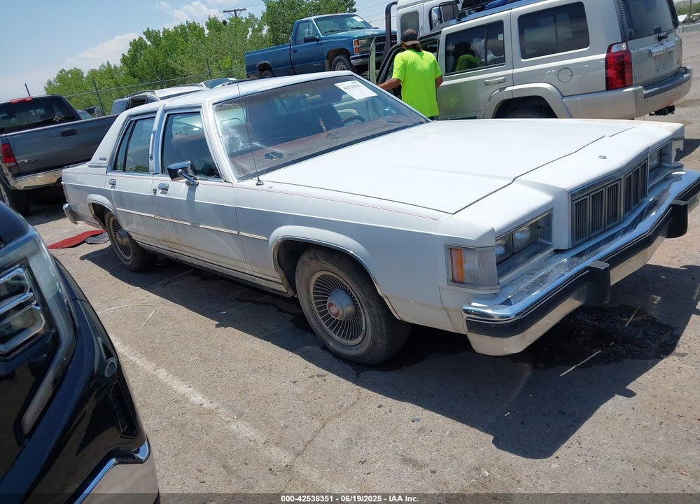 1986 MERCURY GRAND MARQUIS VIN: 2MEBP95FXGX683499