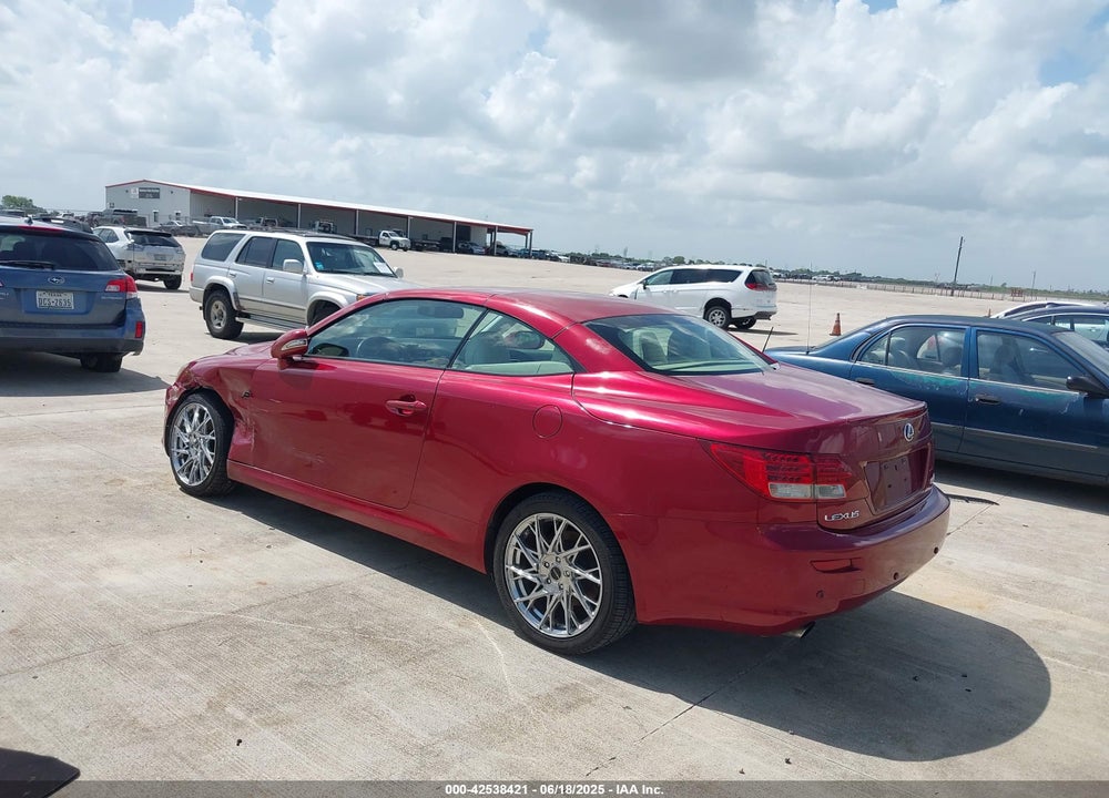 2010 LEXUS IS 250C VIN: JTHFF2C29A2503788