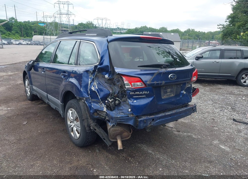 2010 SUBARU OUTBACK VIN: 4S4BRBAC0A3322734