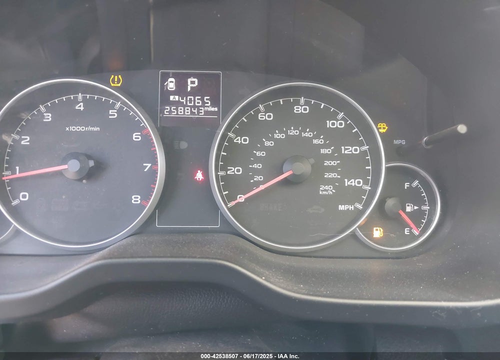 2013 SUBARU OUTBACK VIN: 4S4BRBCC5D3266260