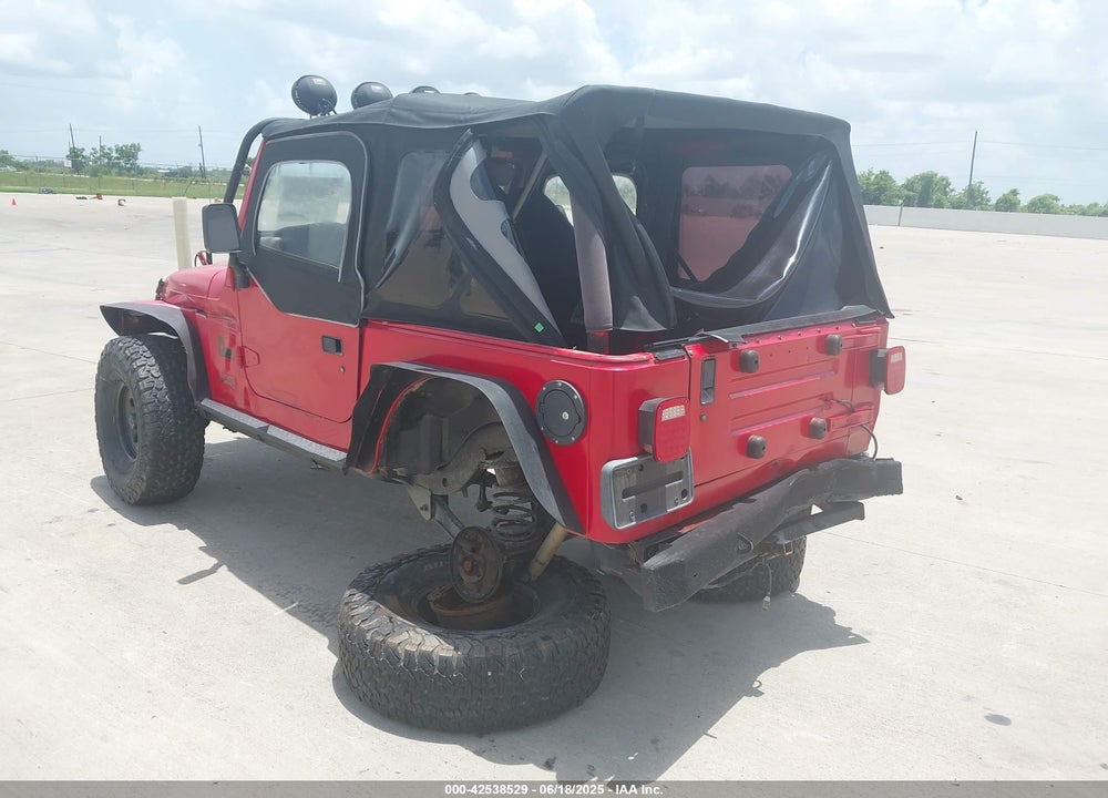 1999 JEEP WRANGLER SE VIN: 1J4FY29P8XP464616