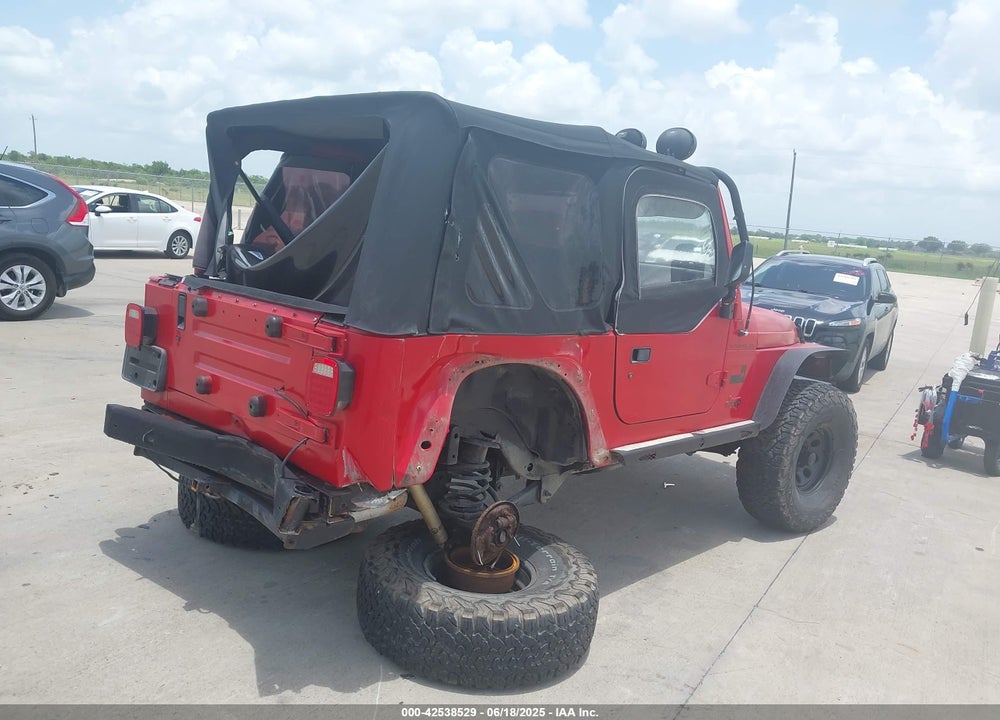 1999 JEEP WRANGLER SE VIN: 1J4FY29P8XP464616