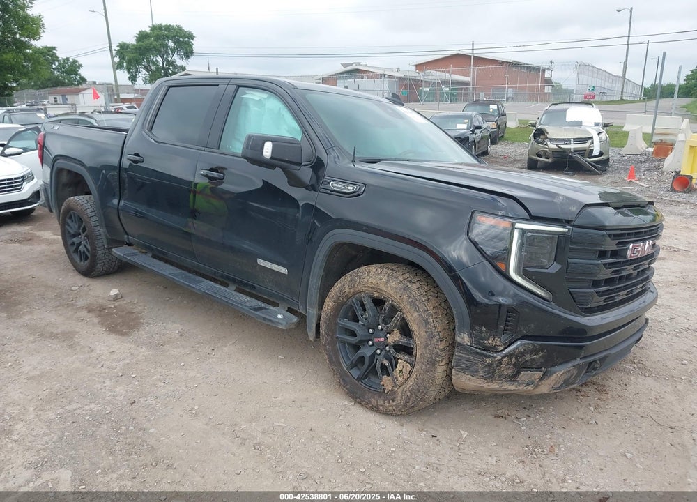 2022 GMC SIERRA 1500 4WD SHORT BOX ELEVATION WITH 3SB VIN: 3GTUUCED4NG609680
