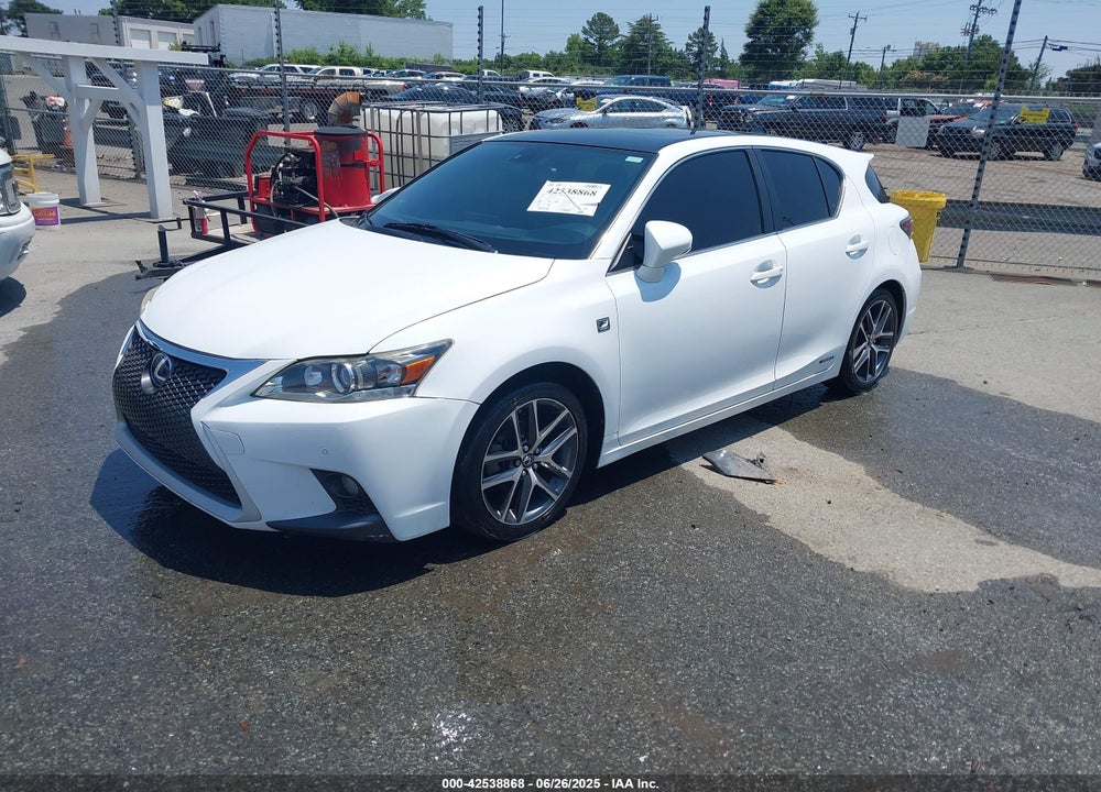 2014 LEXUS CT 200H VIN: JTHKD5BH4E2194507
