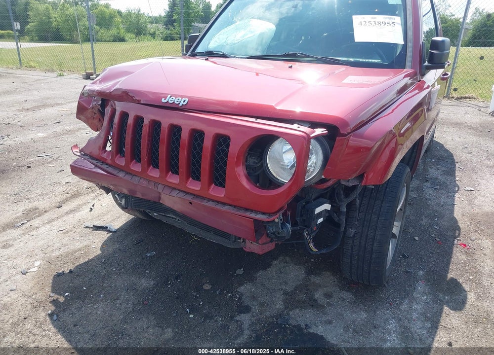 2017 JEEP PATRIOT VIN: 1C4NJPFA6HD132065