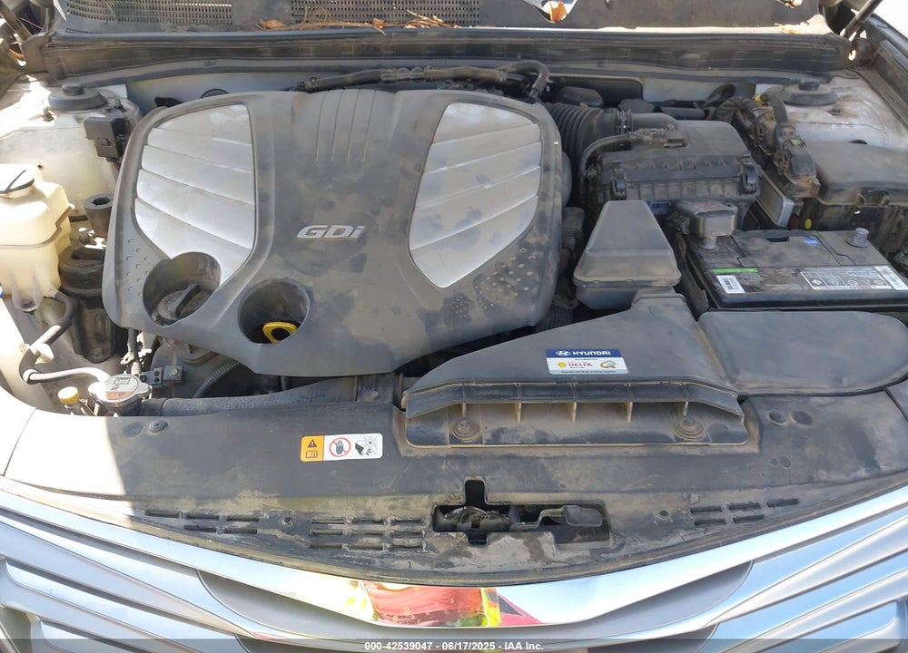 2013 HYUNDAI AZERA VIN: KMHFH4JG0DA329329