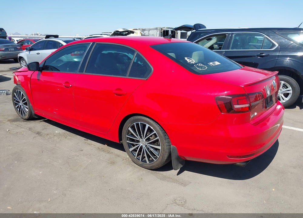 2016 VOLKSWAGEN JETTA VIN: 3VWD17AJ3GM387114