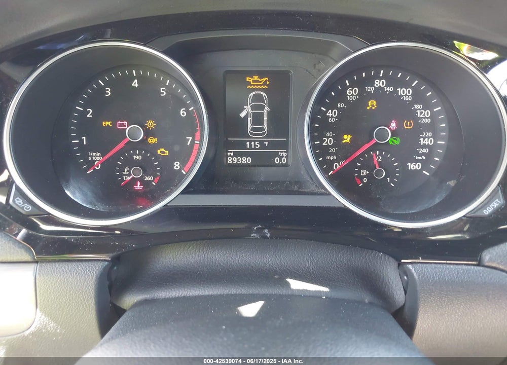 2016 VOLKSWAGEN JETTA VIN: 3VWD17AJ3GM387114