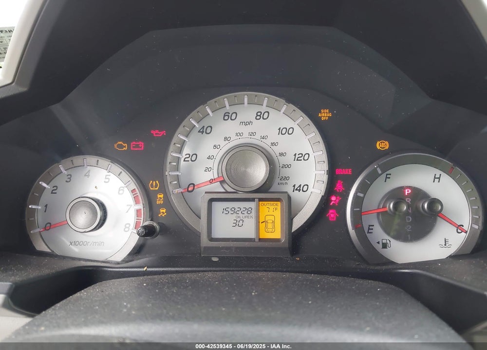 2012 HONDA PILOT EX-L VIN: 5FNYF3H56CB015238