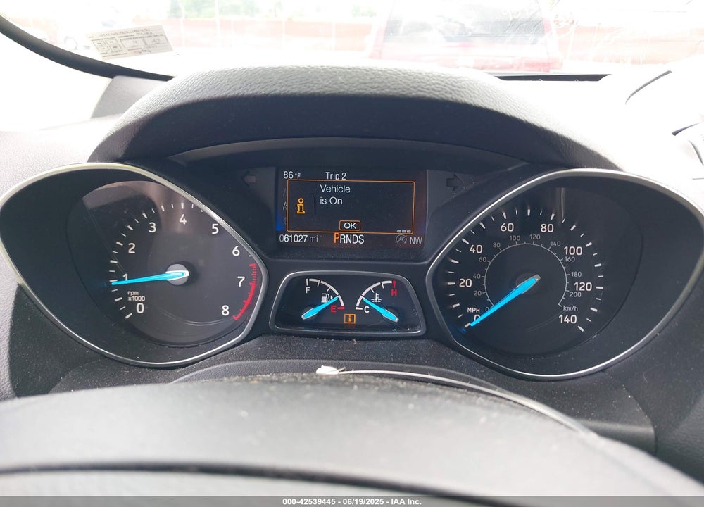 2019 FORD ESCAPE VIN: 1FMCU9J95KUA09190
