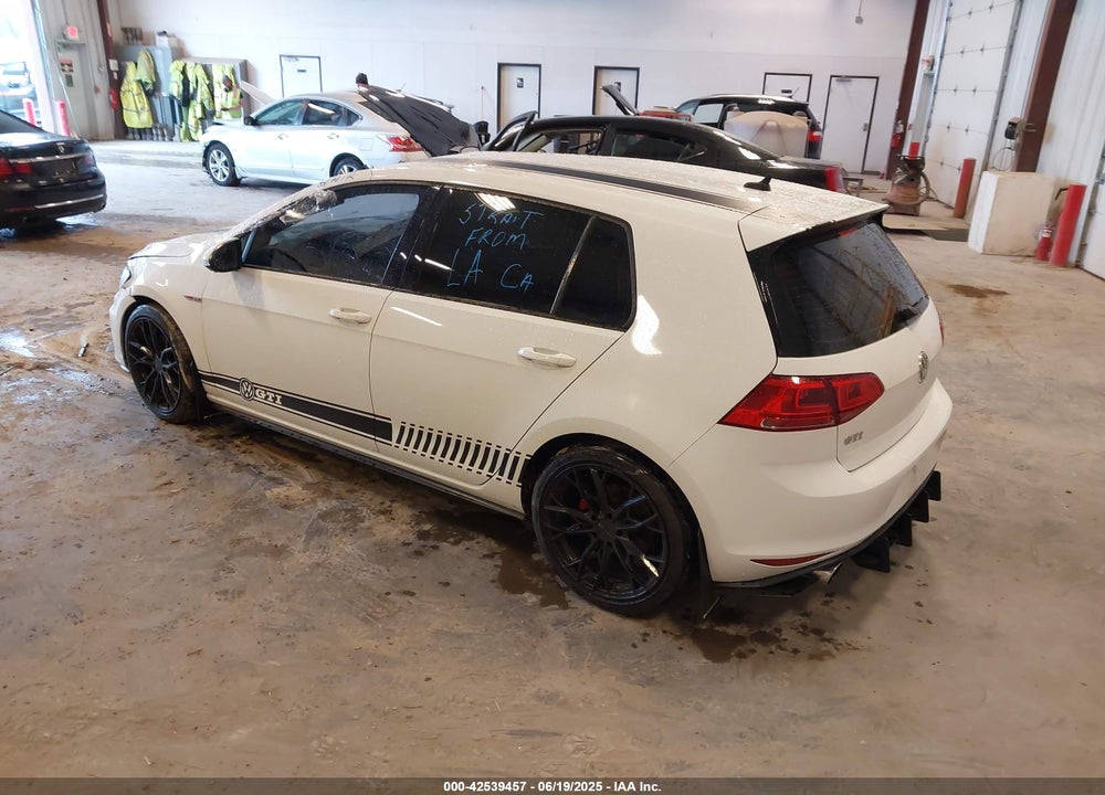 2017 VOLKSWAGEN GOLF GTI VIN: 3VW4T7AU6HM012887