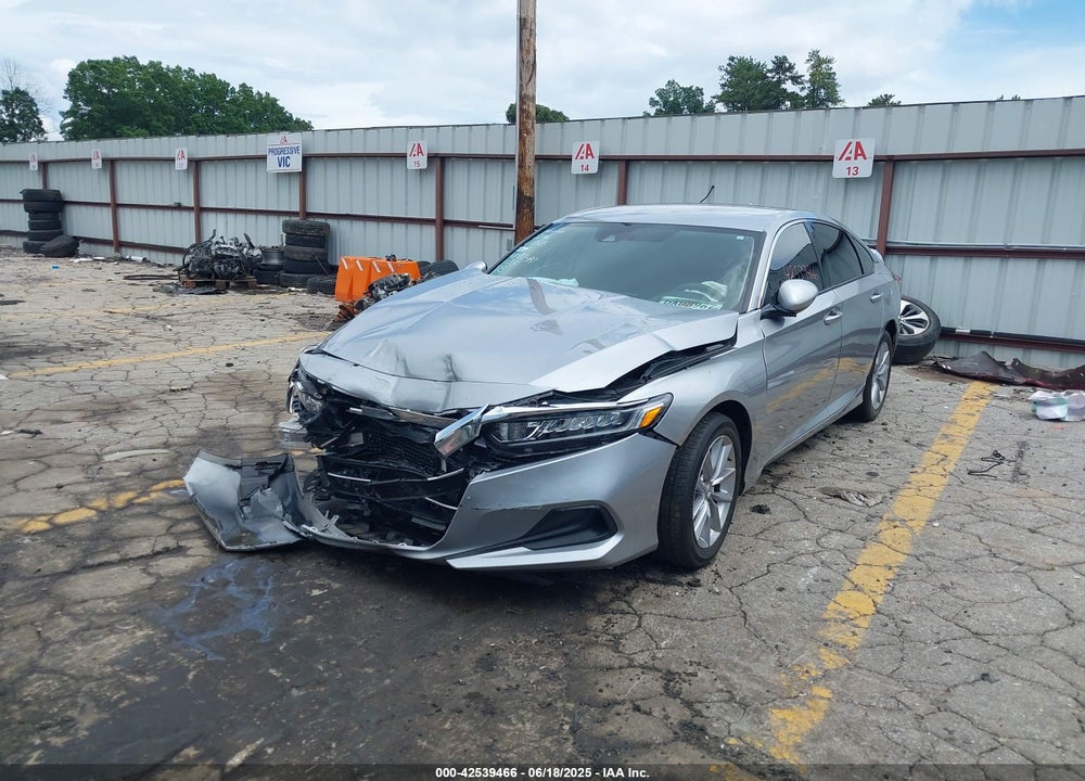 2022 HONDA ACCORD VIN: 1HGCV1F13NA004292