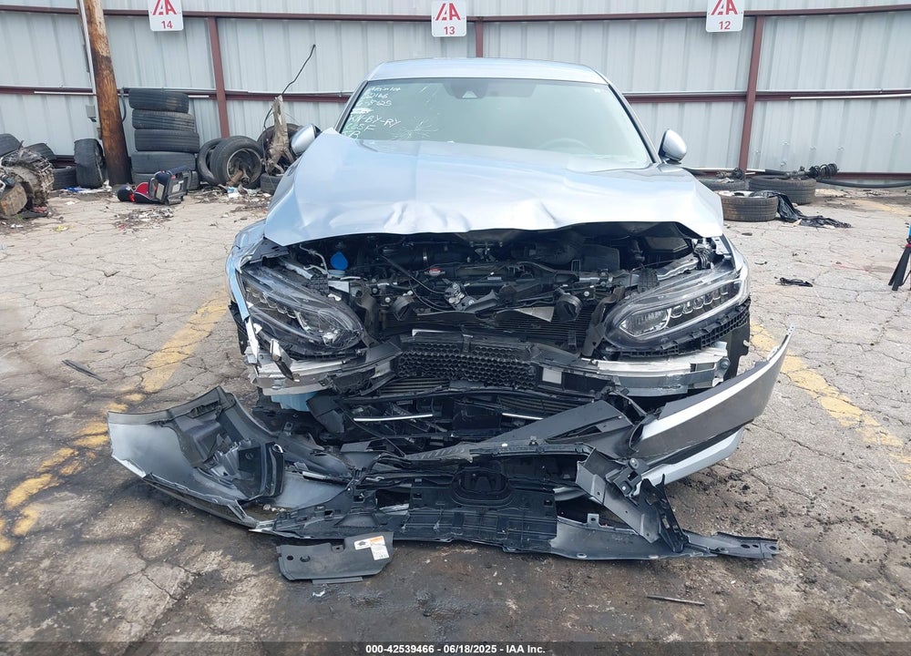 2022 HONDA ACCORD VIN: 1HGCV1F13NA004292
