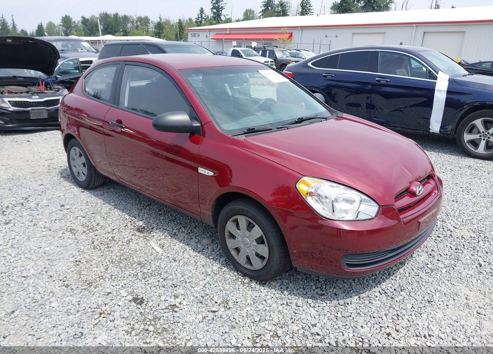 2007 HYUNDAI ACCENT GS VIN: KMHCM36C47U022148
