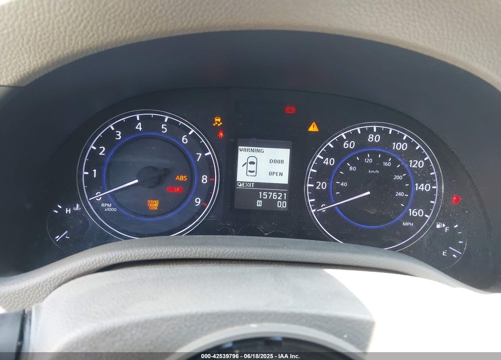 2011 INFINITI G25 VIN: JN1DV6AP3BM604349