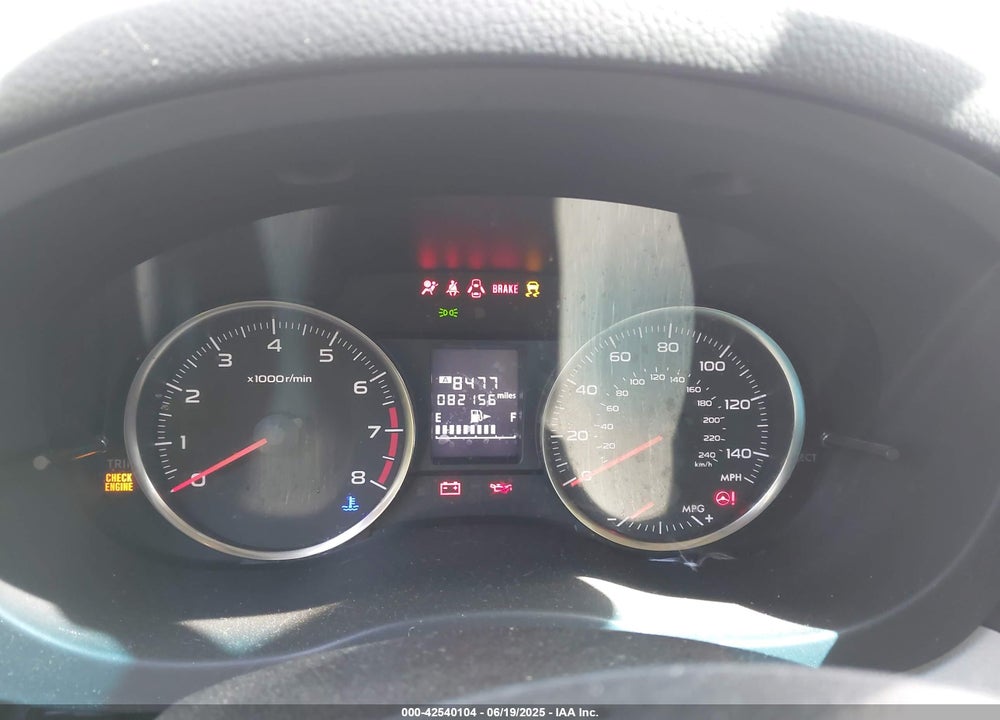 2016 SUBARU IMPREZA VIN: JF1GJAA69GG008030