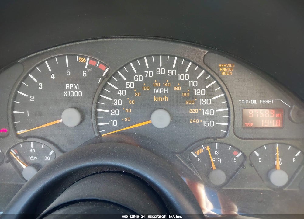 2000 PONTIAC FIREBIRD TRANS AM VIN: 2G2FV22G9Y2156103
