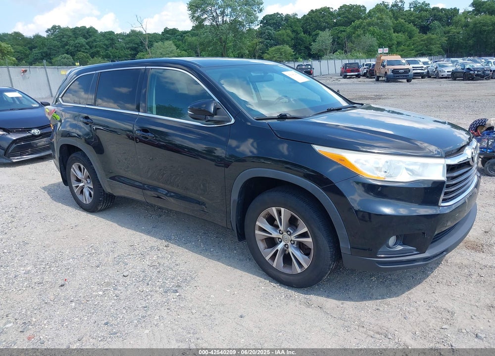 2014 TOYOTA HIGHLANDER LE PLUS V6 VIN: 5TDBKRFH6ESO42391