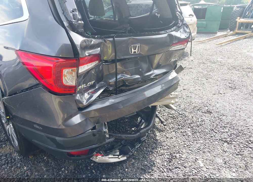 2021 HONDA PILOT AWD EX VIN: 5FNYF6H36MB038844