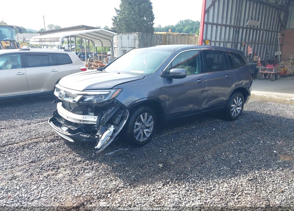 2021 HONDA PILOT AWD EX VIN: 5FNYF6H36MB038844