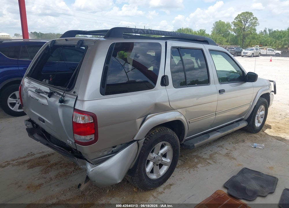 2004 NISSAN PATHFINDER SE VIN: JN8DR09Y64W915930