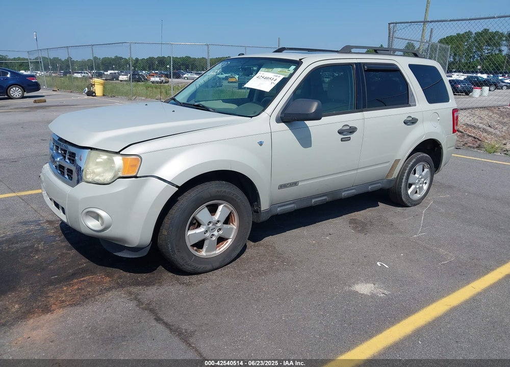 2008 FORD ESCAPE VIN: 1FMCU03178KC63619