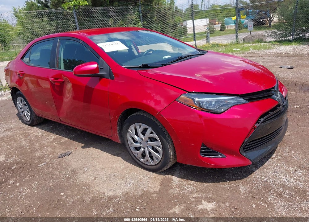 2018 TOYOTA COROLLA LE VIN: 2T1BURHE7JC105479