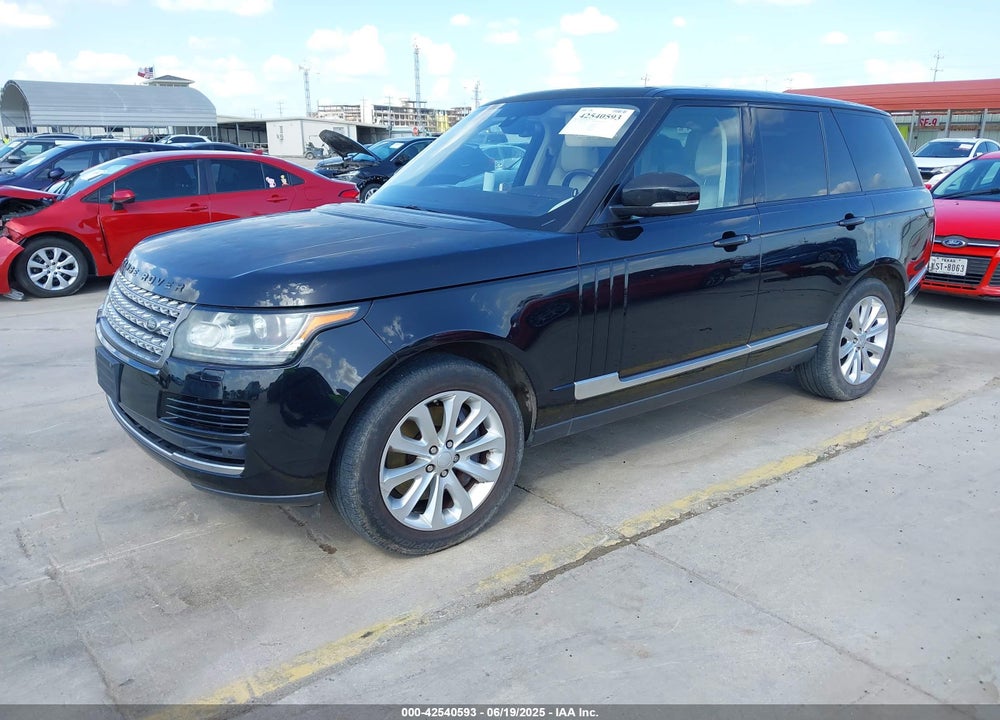 2016 LAND ROVER RANGE ROVER VIN: SALGS2VF6GA270624