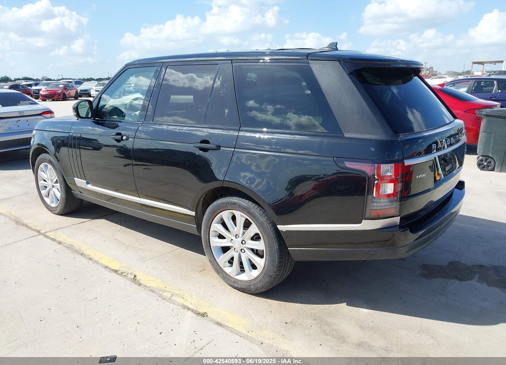 2016 LAND ROVER RANGE ROVER VIN: SALGS2VF6GA270624