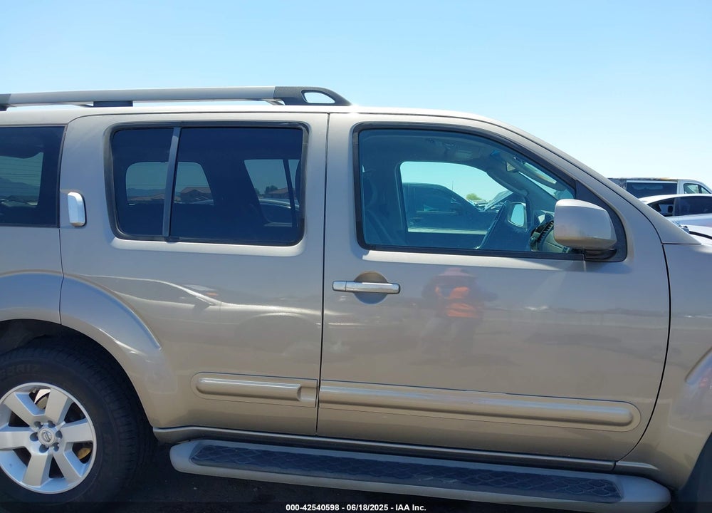 2008 NISSAN PATHFINDER VIN: 5N1AR18U98C621461