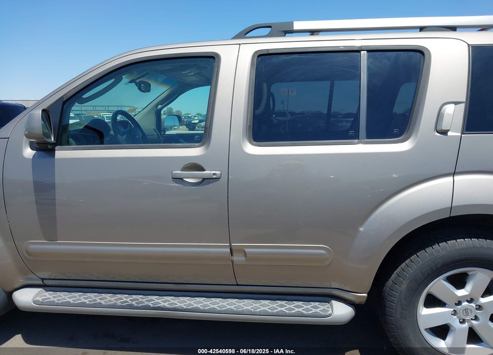 2008 NISSAN PATHFINDER VIN: 5N1AR18U98C621461