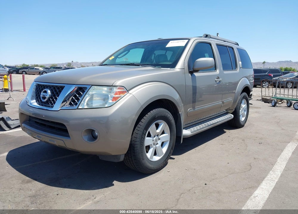 2008 NISSAN PATHFINDER VIN: 5N1AR18U98C621461