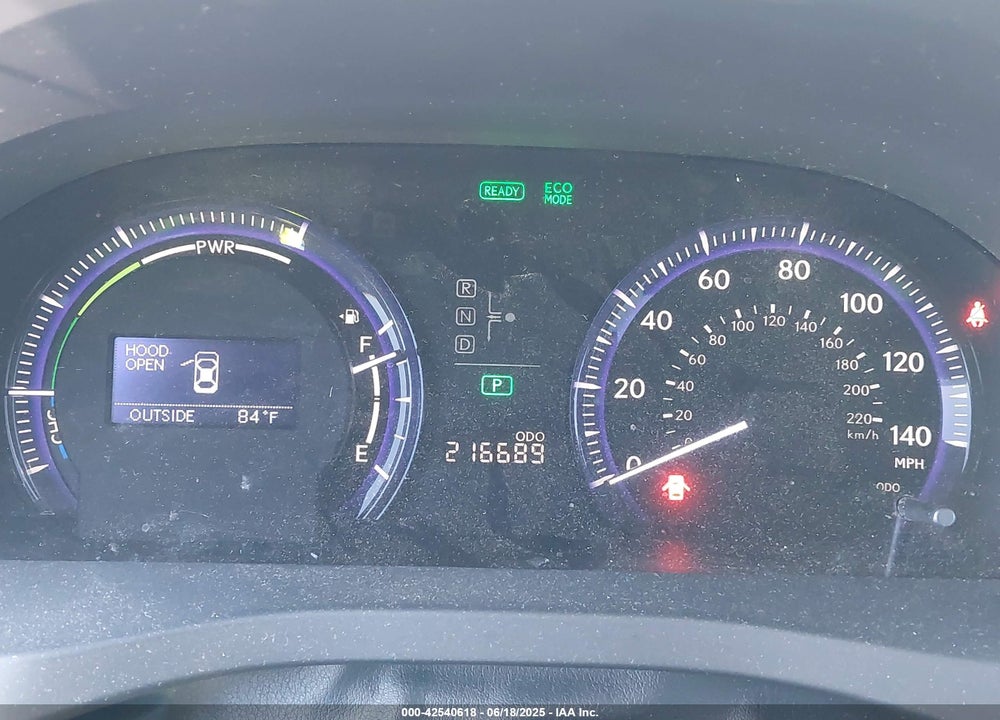 2010 LEXUS HS 250H PREMIUM VIN: JTHBB1BA4A2026636